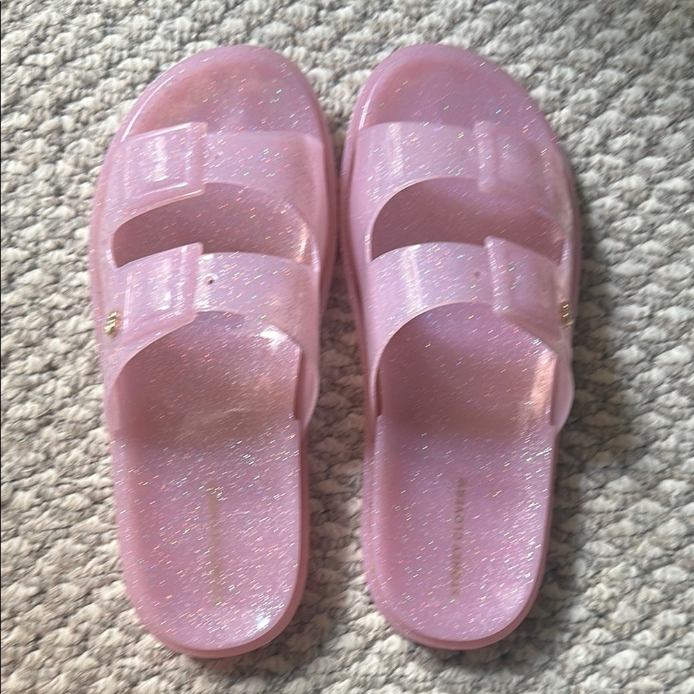 Stoney Clover Lane Pink Glitter Sandals